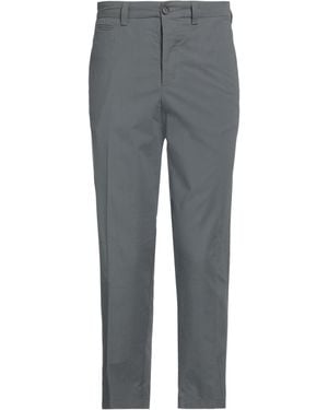 Paolo Pecora Lead Trousers Cotton, Elastane - Grey