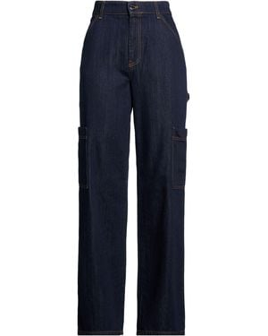 Rebel Queen Jeans Cotton - Blue