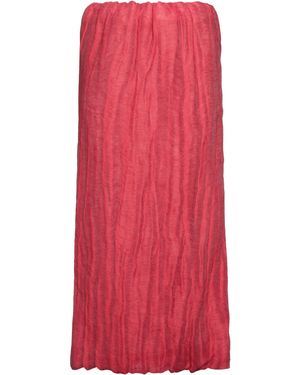 KHAITE Midi Skirt - Red