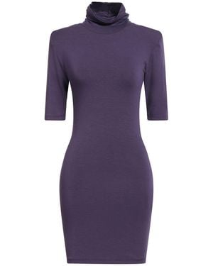 Giulia N Couture Mini Dress - Purple