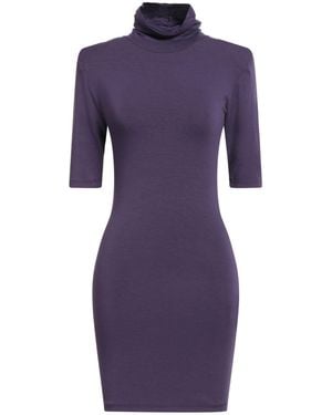 Giulia N Couture Mini Dress - Purple