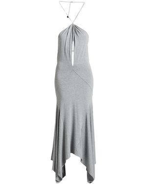 The Attico Maxi Dress Viscose, Elastane - Gray