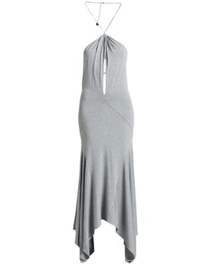 The Attico Maxi Dress Viscose, Elastane - Grey