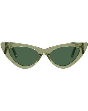 The Attico Sonnenbrille - Grün