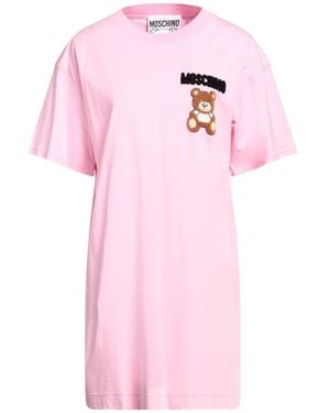 Moschino Mini Dress Cotton, Polyamide, Pvc - Pink