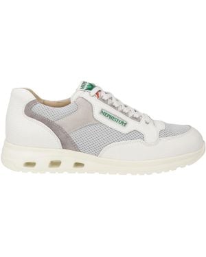 Mephisto Sneakers Leather, Textile Fibers - White