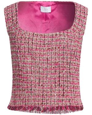 Clips More Top Acrylic, Polyester, Wool, Cotton, Synthetic Fibers - Pink