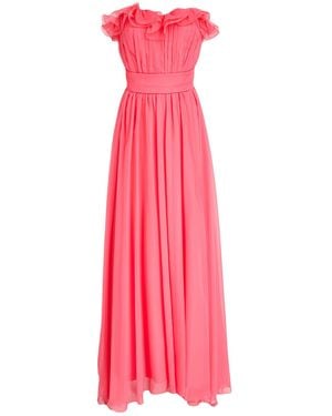 CAMILLA Maxi Dress Polyester, Elastane - Pink
