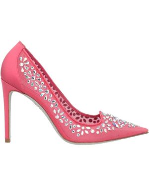 Rene Caovilla Court Shoes Textile Fibres - Pink