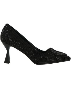 Tosca Blu Court Shoes Textile Fibres - Black
