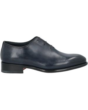Santoni Lace-Up Shoes Leather - Blue