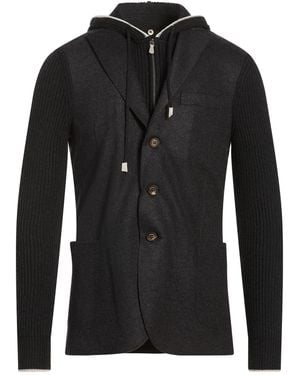 Eleventy Blazer Wool, Polyester - Black