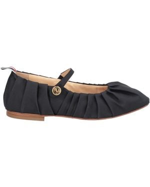 Thom Browne Ballet Flats Textile Fibres - Blue