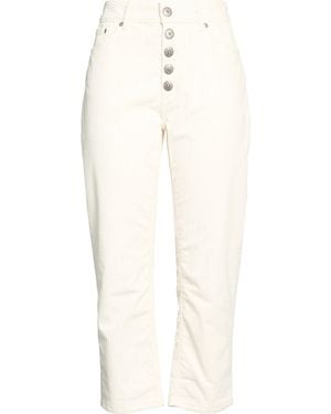Dondup Pants Cotton, Elastane - White