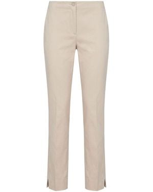 Cambio Ivory Pants Polyacrylic, Cotton, Elastane - Natural