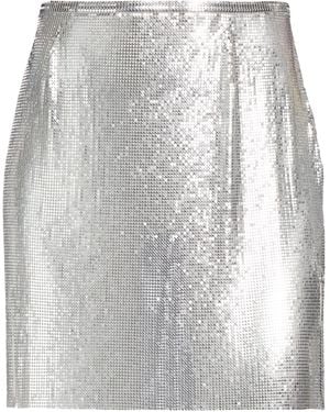 Rabanne Mini Skirt Aluminum - Grey