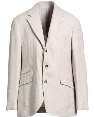 Brunello Cucinelli Blazers - Natural