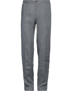 Kiton Trousers Linen - Grey