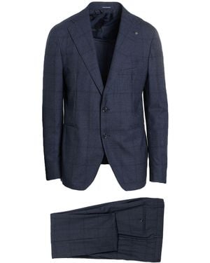 Tagliatore Midnight Suit Virgin Wool - Blue