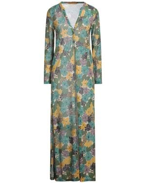 Siyu Maxi Dress Viscose, Polyester, Polyamide - Green