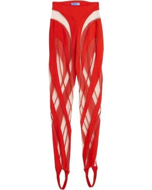 Mugler Leggings - Red