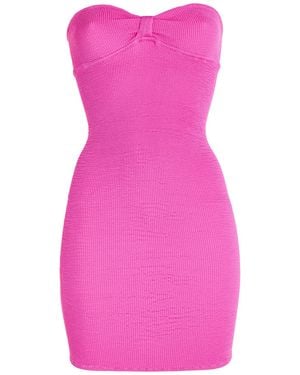 Reina Olga Mini Dress Polyamide, Elastane - Pink