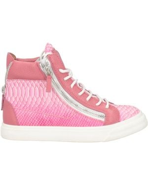 Giuseppe Zanotti Sneakers Leather - Pink