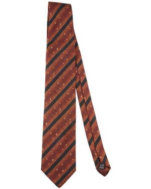 Daniele Alessandrini Ties & Bow Ties Silk - Brown