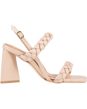 CafeNoir Sandals Textile Fibers - Natural