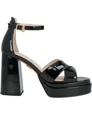 Buffalo Sandals Synthetic Material - Black