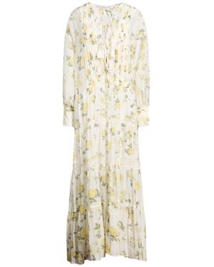 ERMANNO FIRENZE Maxi Dress Cotton, Silk - Natural