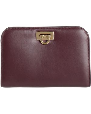 Ferragamo Wandamini Cl -- Clutch Leather - Purple