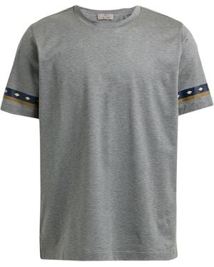 Canali T-Shirt Cotton - Gray