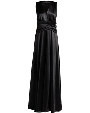 Siste's Maxi-Kleid - Schwarz