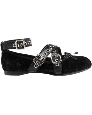 Jeffrey Campbell Ballet Flats - Black