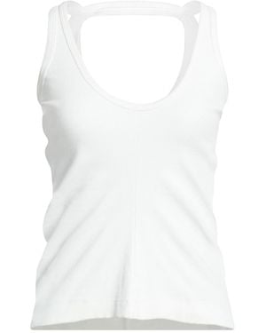MM6 by Maison Margiela Tank Tops - White
