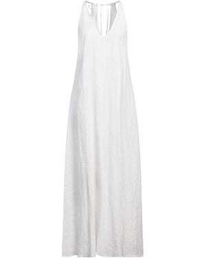 120% Lino Maxi Dress - White
