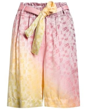 Palm Angels Shorts & Bermuda Shorts Acetate, Viscose - Pink