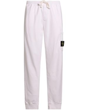 Stone Island Trousers Cotton - White