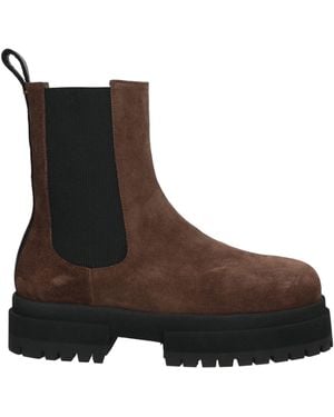 MARIA LUCA Ankle Boots Calfskin - Brown