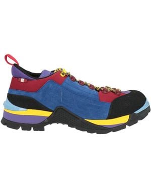 Bally Hike Ankle Boots Leather, Textile Fibers - Blue