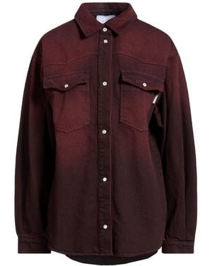Soallure Camisa Vaquera - Morado