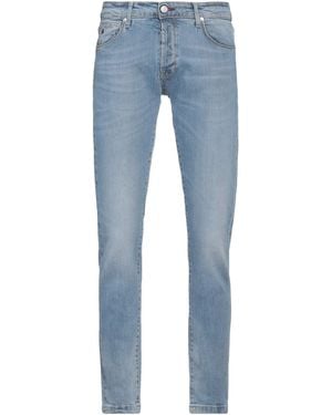 Daniele Alessandrini Jeans Cotton, Elastane - Blue