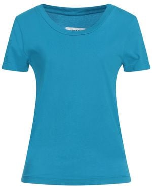MM6 by Maison Margiela Azure T-Shirt Cotton - Blue