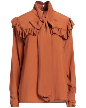 Nora Barth Top Acrylic, Silk - Orange