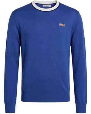 Napapijri Sweater Polyamide, Viscose, Wool - Blue