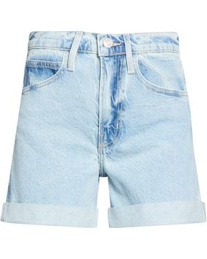 FRAME Denim Shorts Cotton, Lyocell, Elastane - Blue