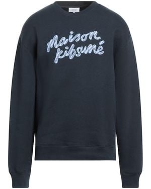 Maison Kitsuné Midnight Sweatshirt Cotton - Blue