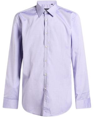BOSS Lilac Shirt Cotton - Purple