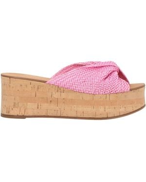 Casadei Sandals Leather - Pink